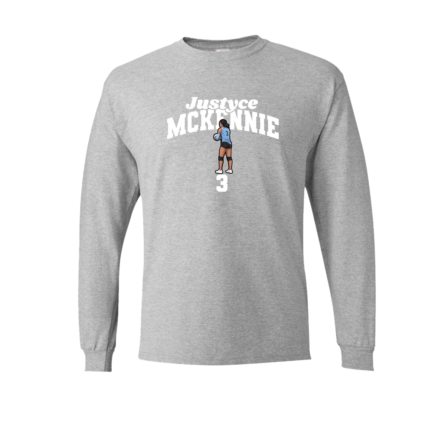 Long Sleeve Tee — Signature Arch in Grey