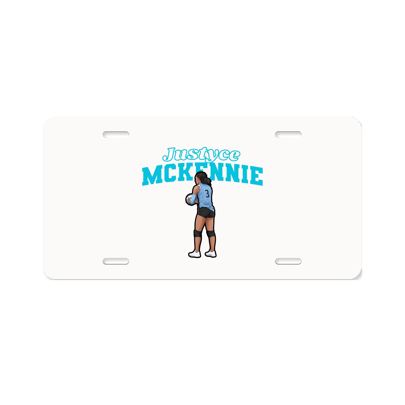 License Plate — Name Arch in Classic
