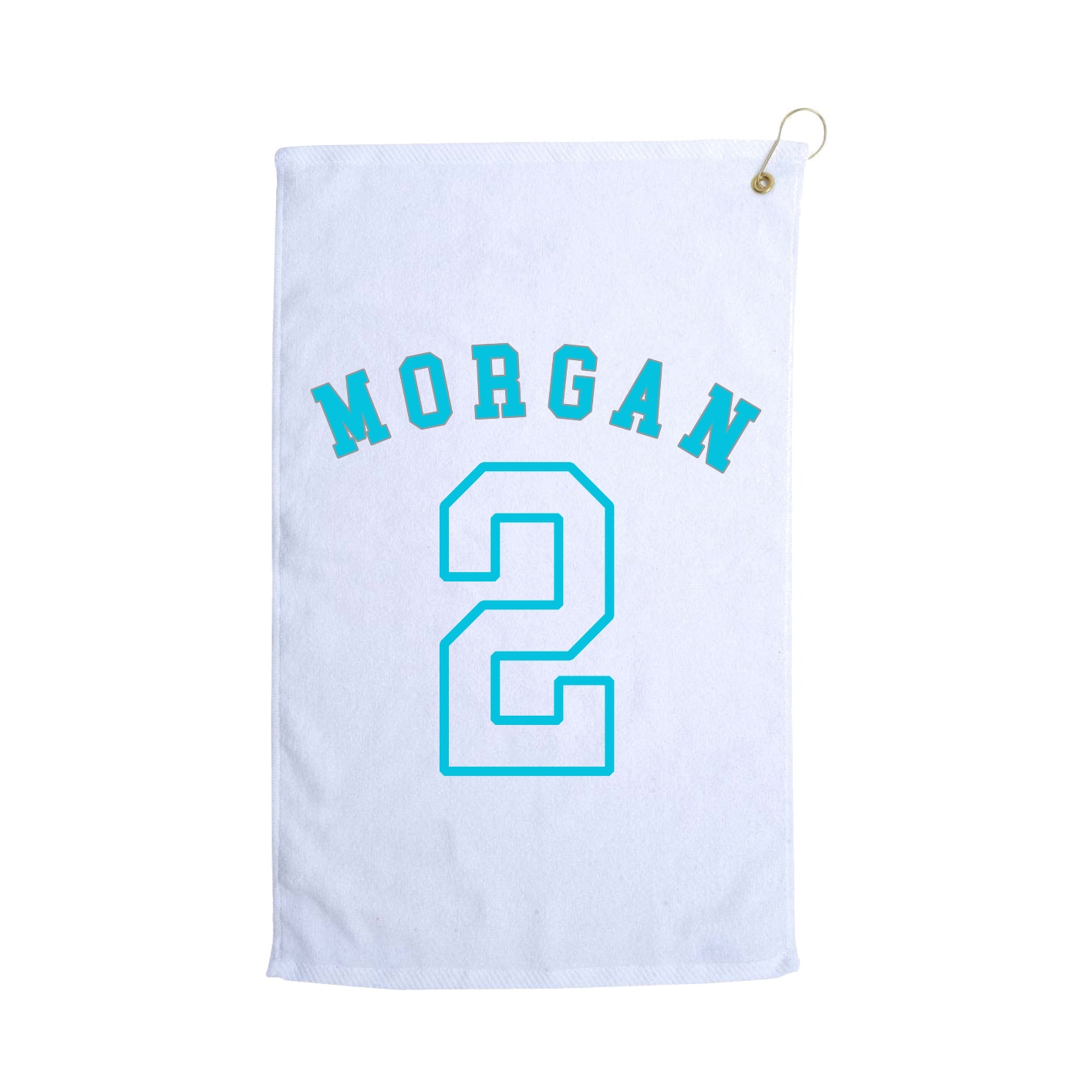 Golf Towel — Shirsey Arch in White
