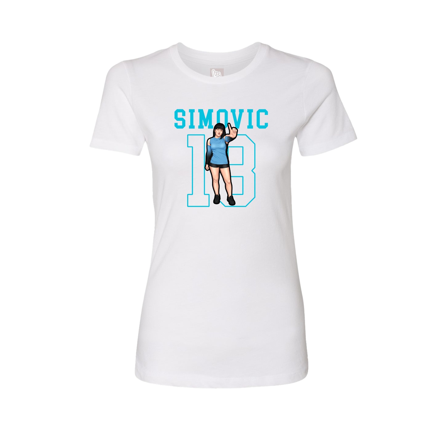 Fitted Women's Tee — Shirsey in White
