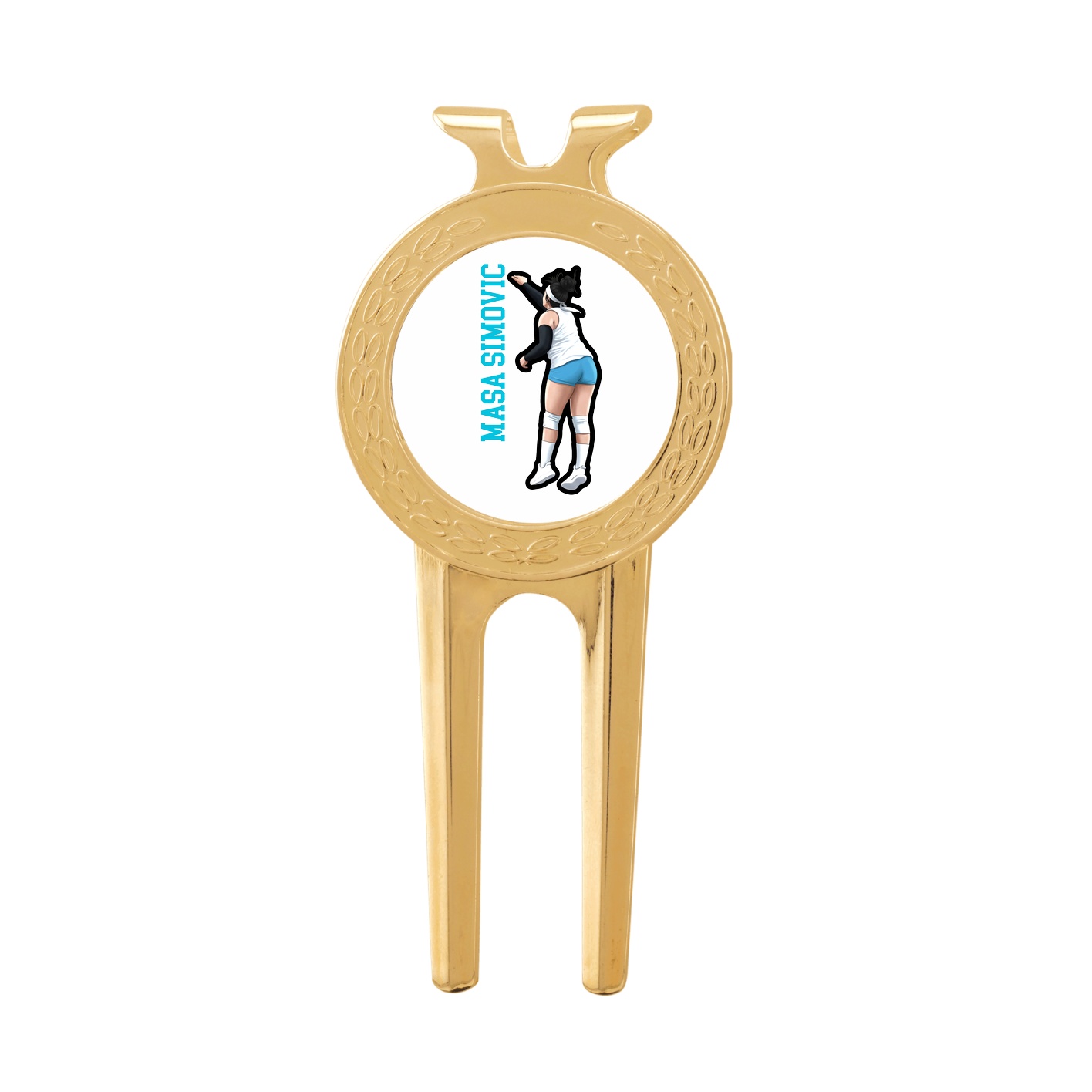 Divot Tool with Ball Marker — Name Vertical in Classic