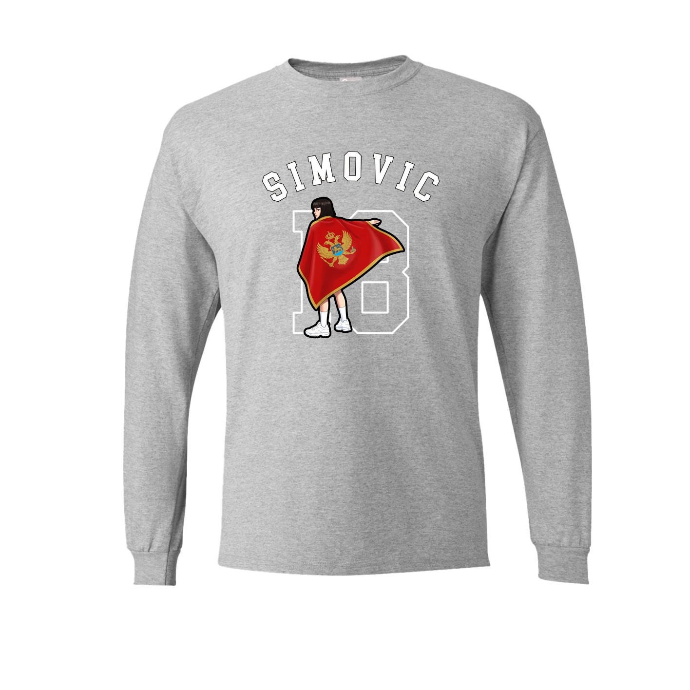 Long Sleeve Tee — Shirsey Arch in Grey