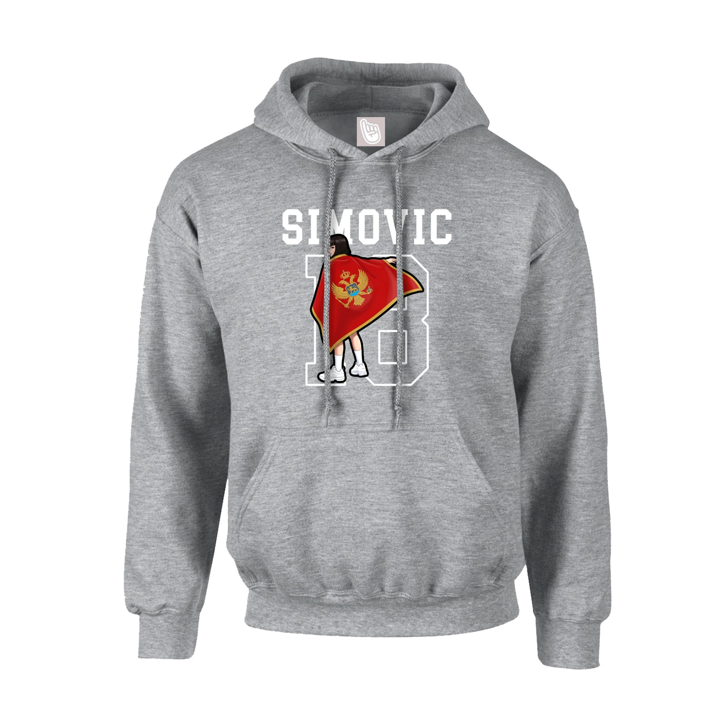 Hoodie — Shirsey in Grey