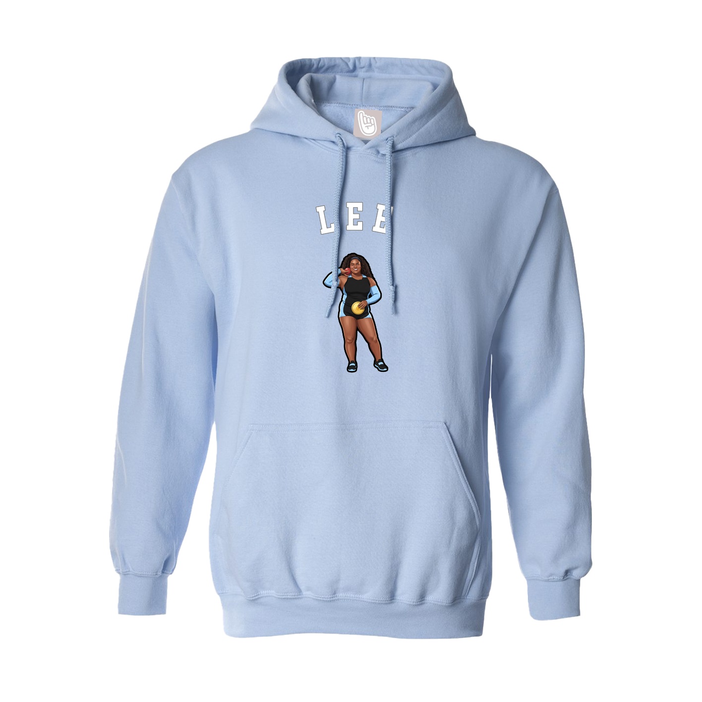 Hoodie — Shirsey Arch in Light Blue