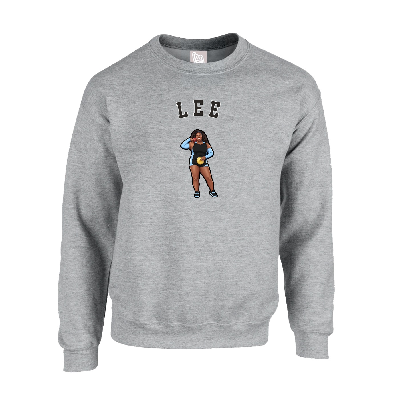 Fleece Crew — Shirsey Arch in Grey