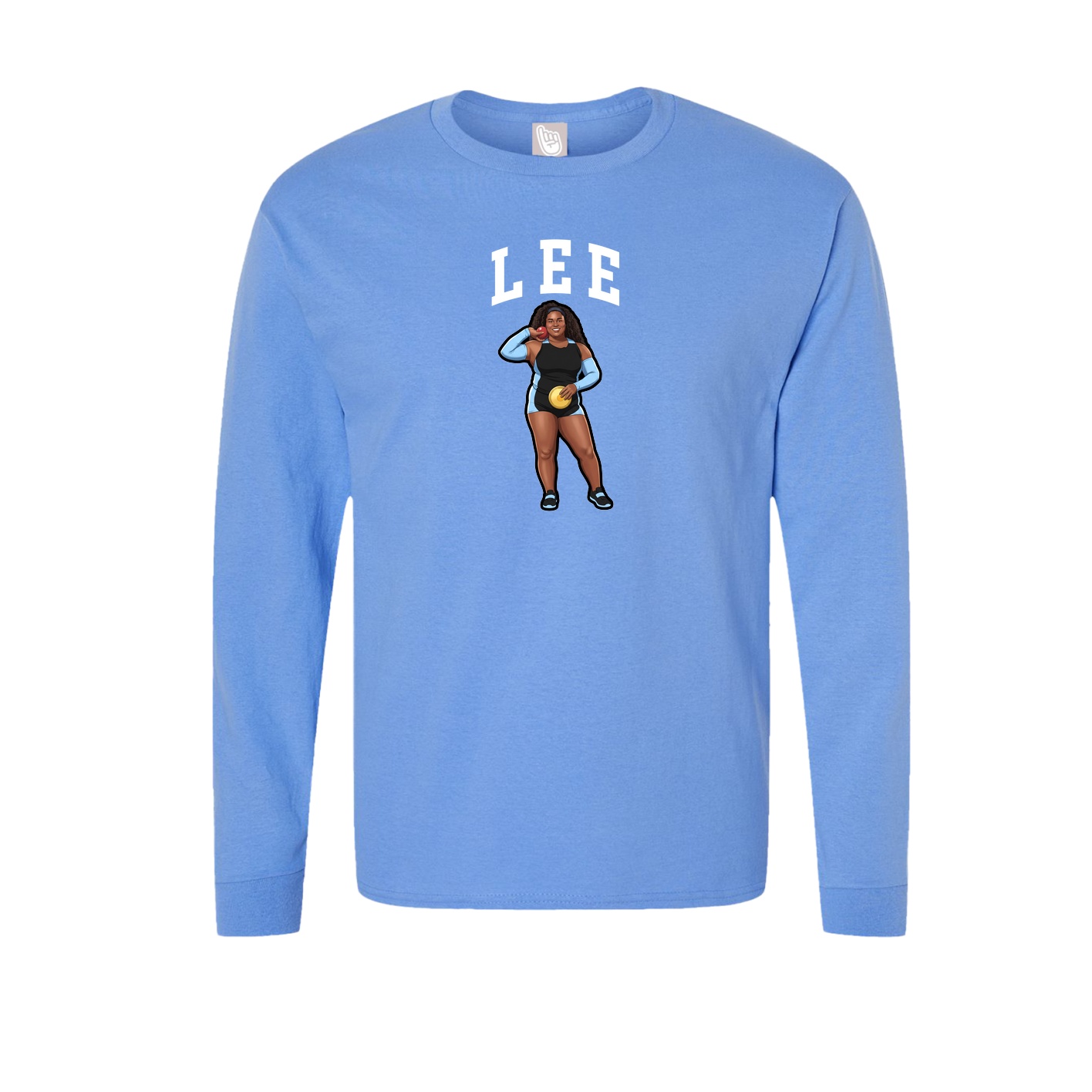 Long Sleeve Tee — Shirsey in Powder Blue