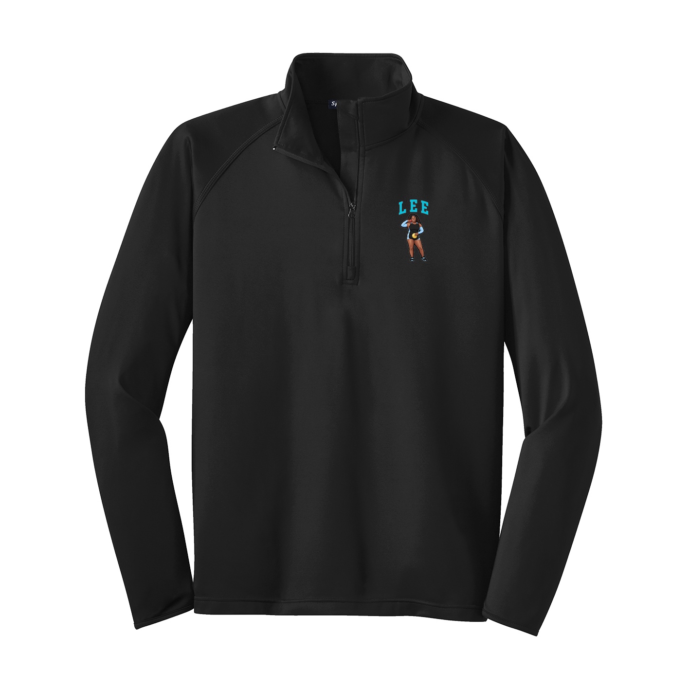 Q-Zip Pullover — Shirsey in Black