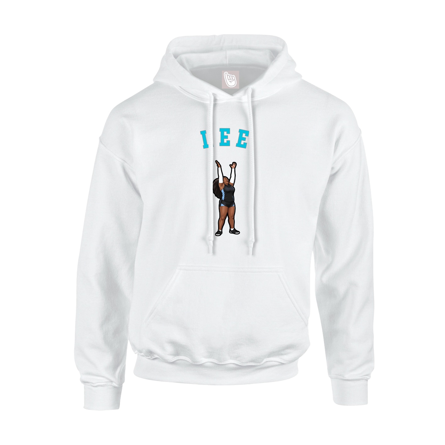 Hoodie — Shirsey Arch in White