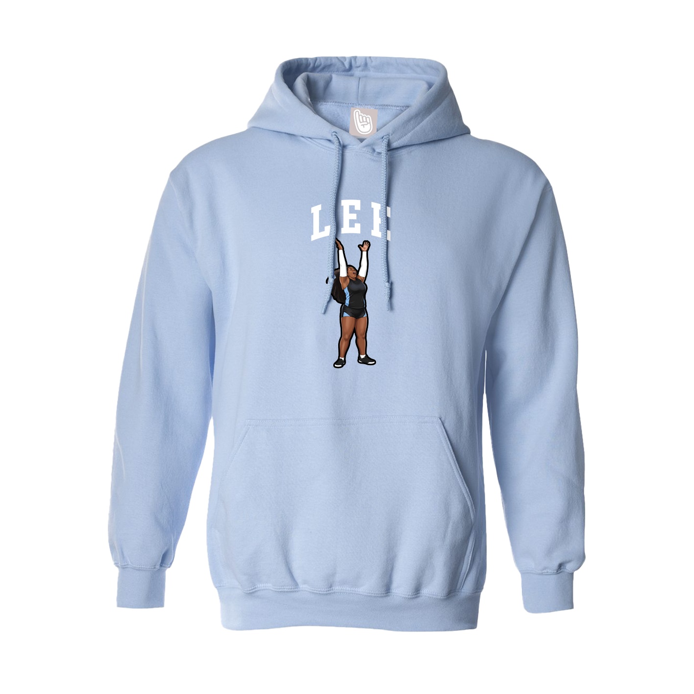 Hoodie — Shirsey in Light Blue