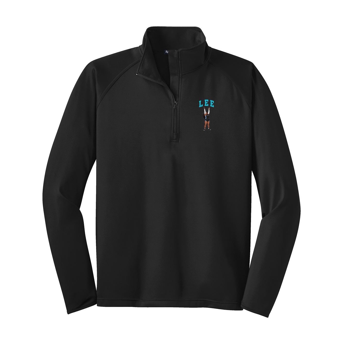 Q-Zip Pullover — Shirsey in Black