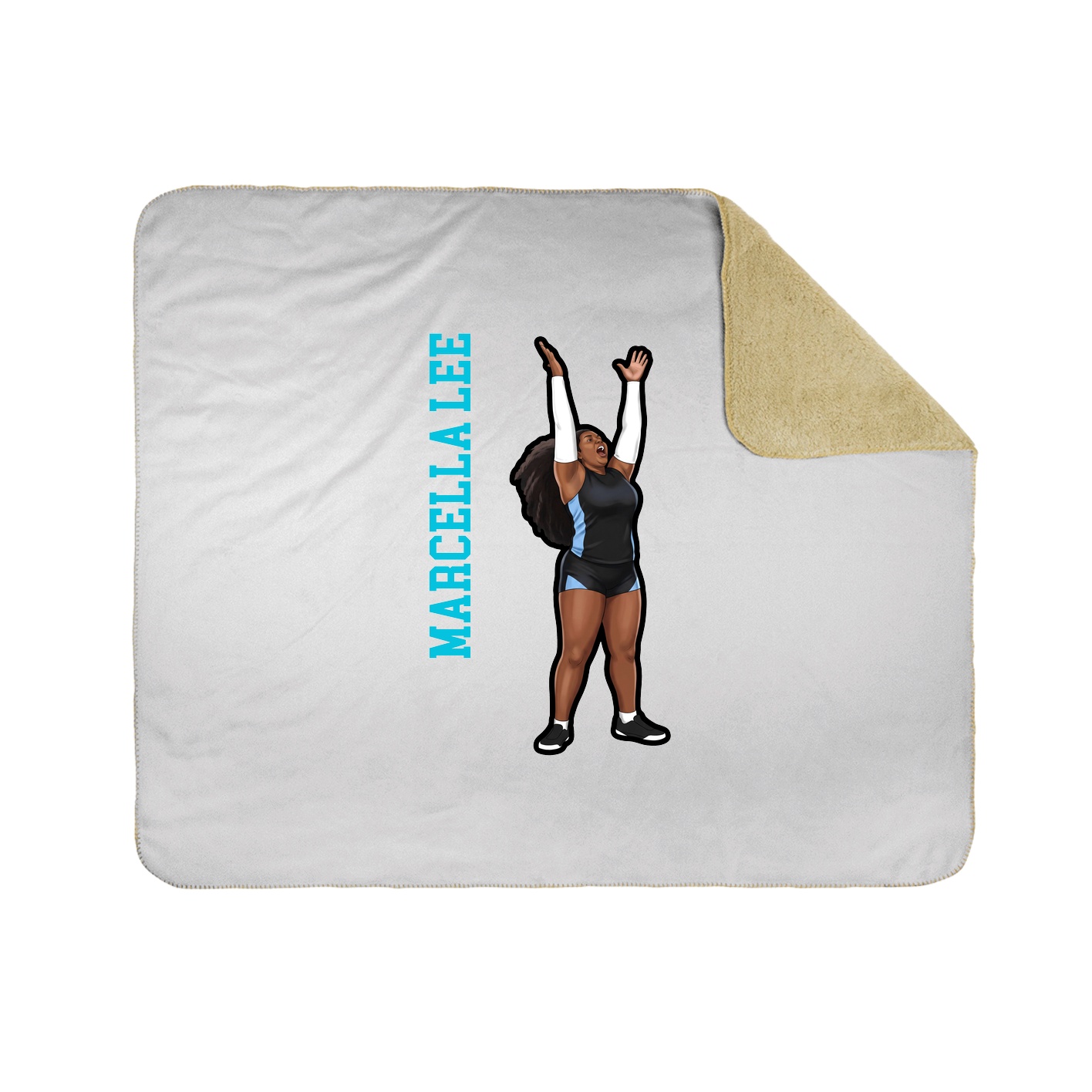 50x60 Sherpa Lined Throw Blanket