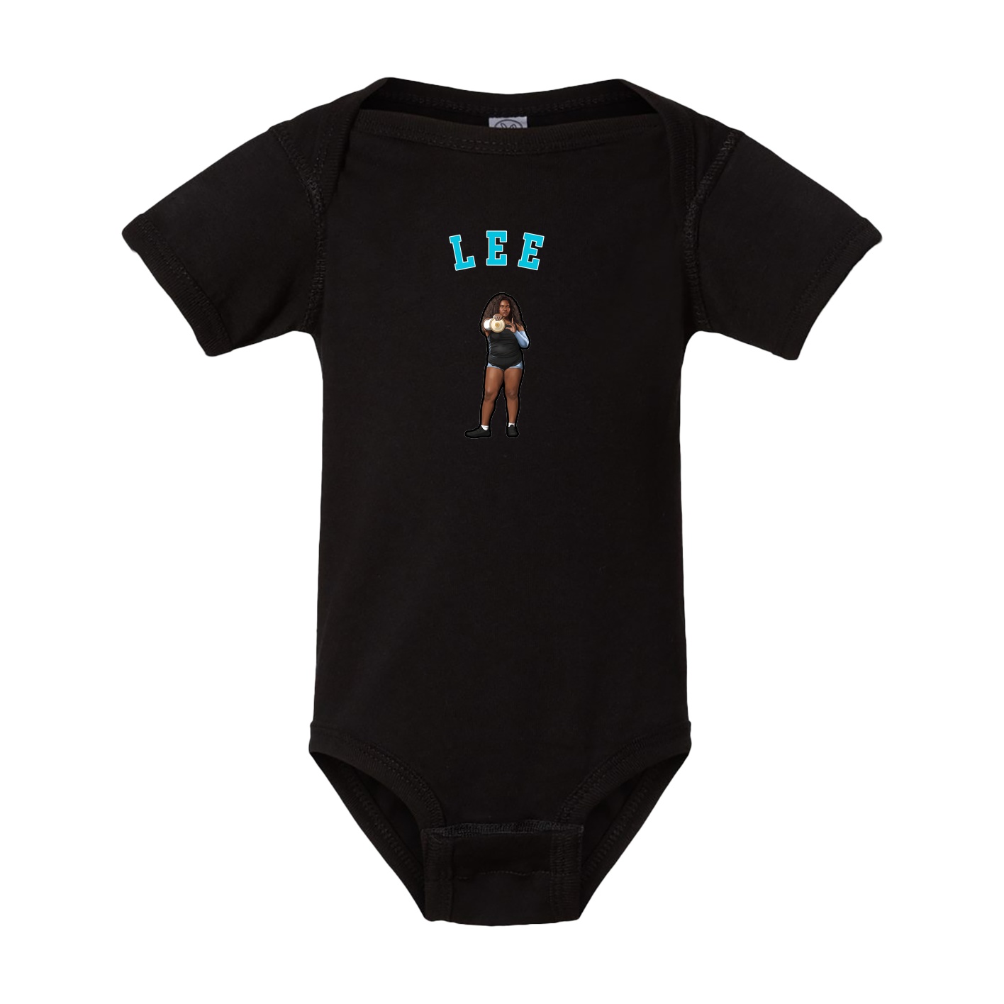 Baby Onesie — Shirsey Arch in Black