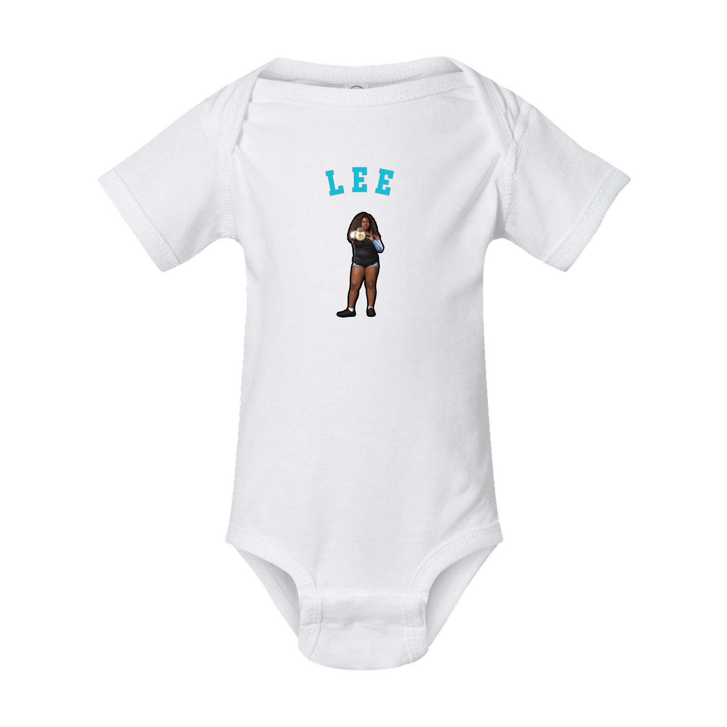 Baby Onesie — Shirsey Arch in White