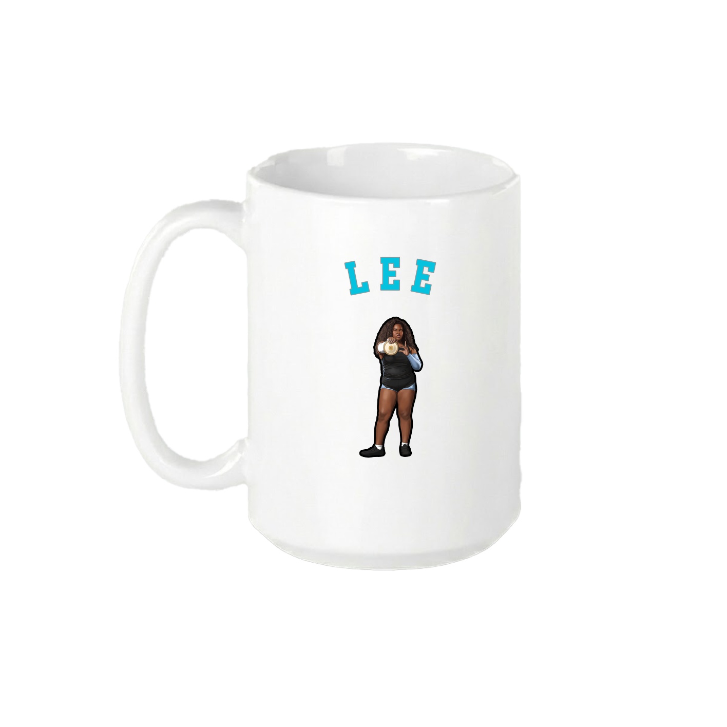 15oz Coffee Mug — Shirsey Arch in White