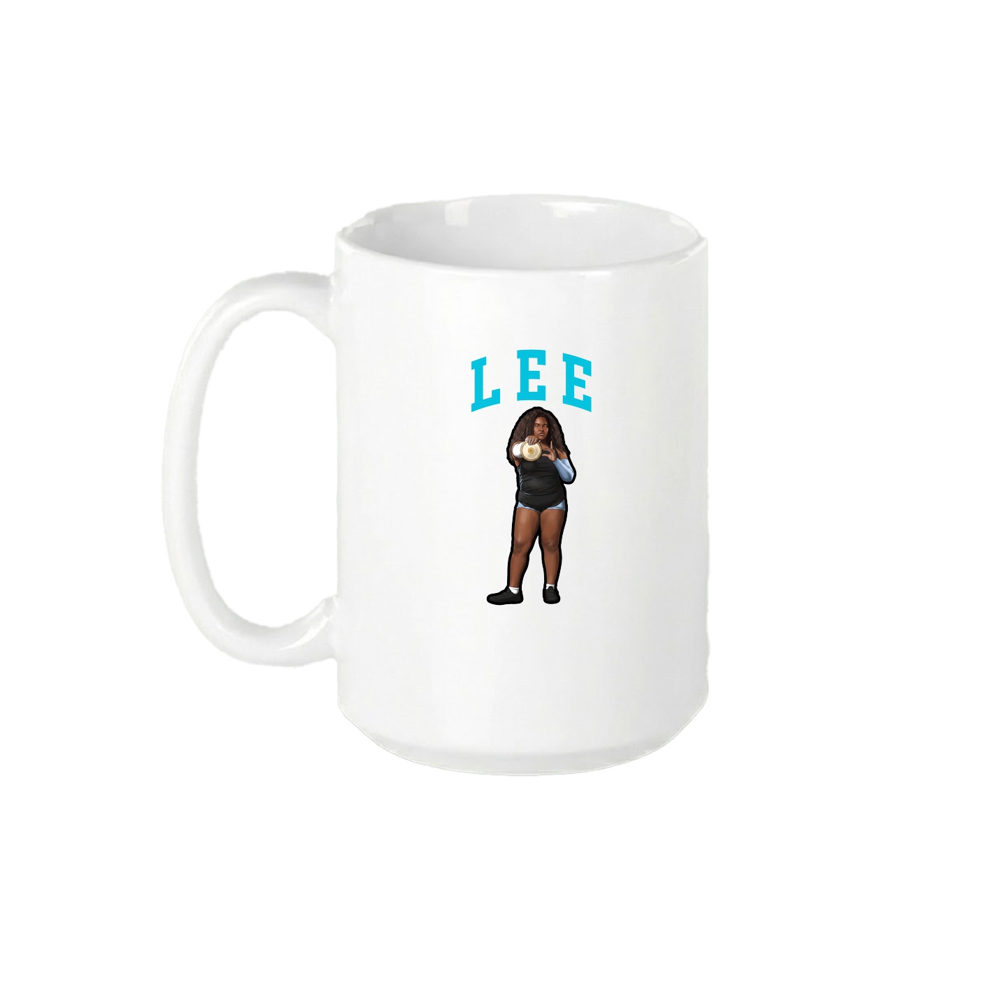 15oz Coffee Mug — Shirsey in White
