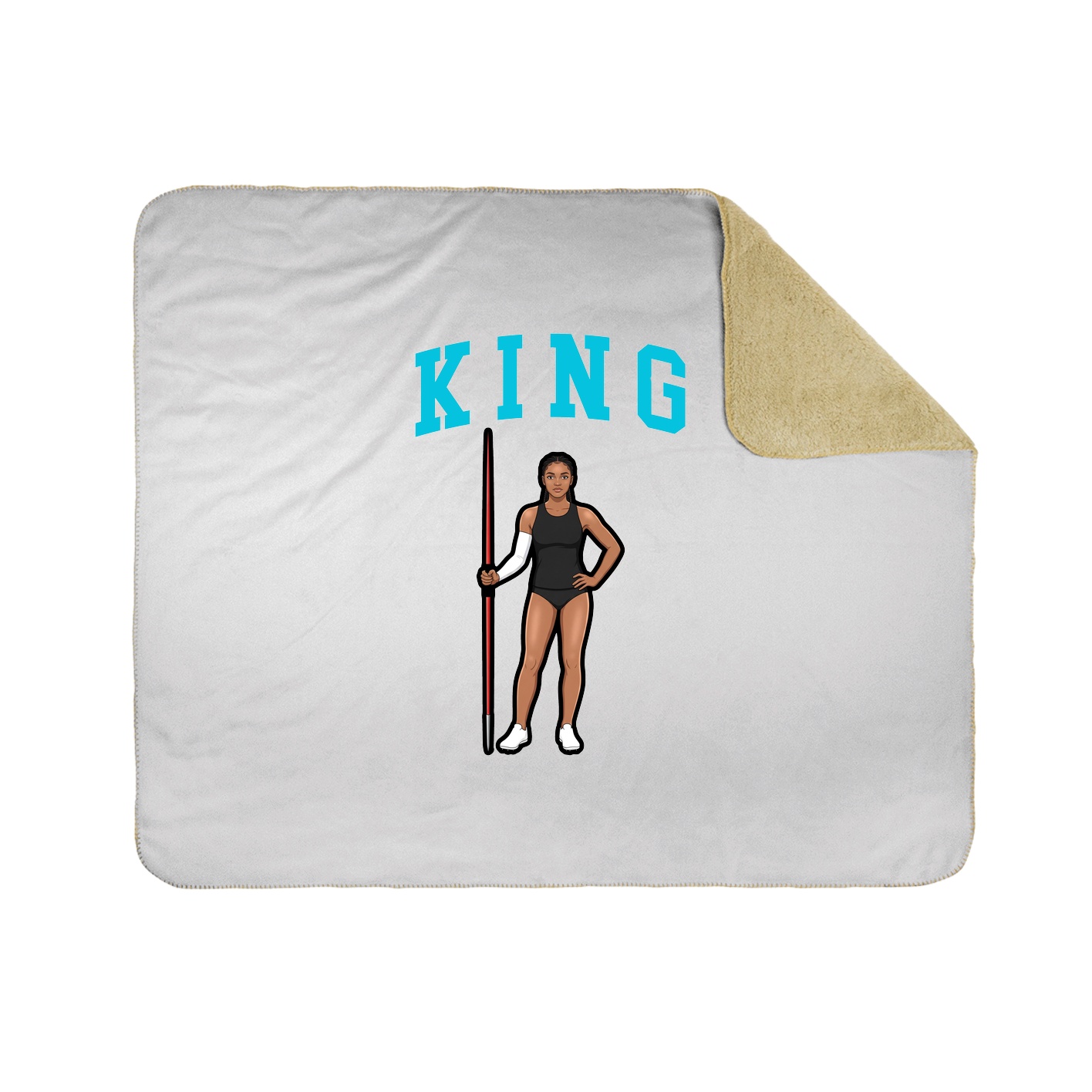 Throw Blanket — Shirsey in White