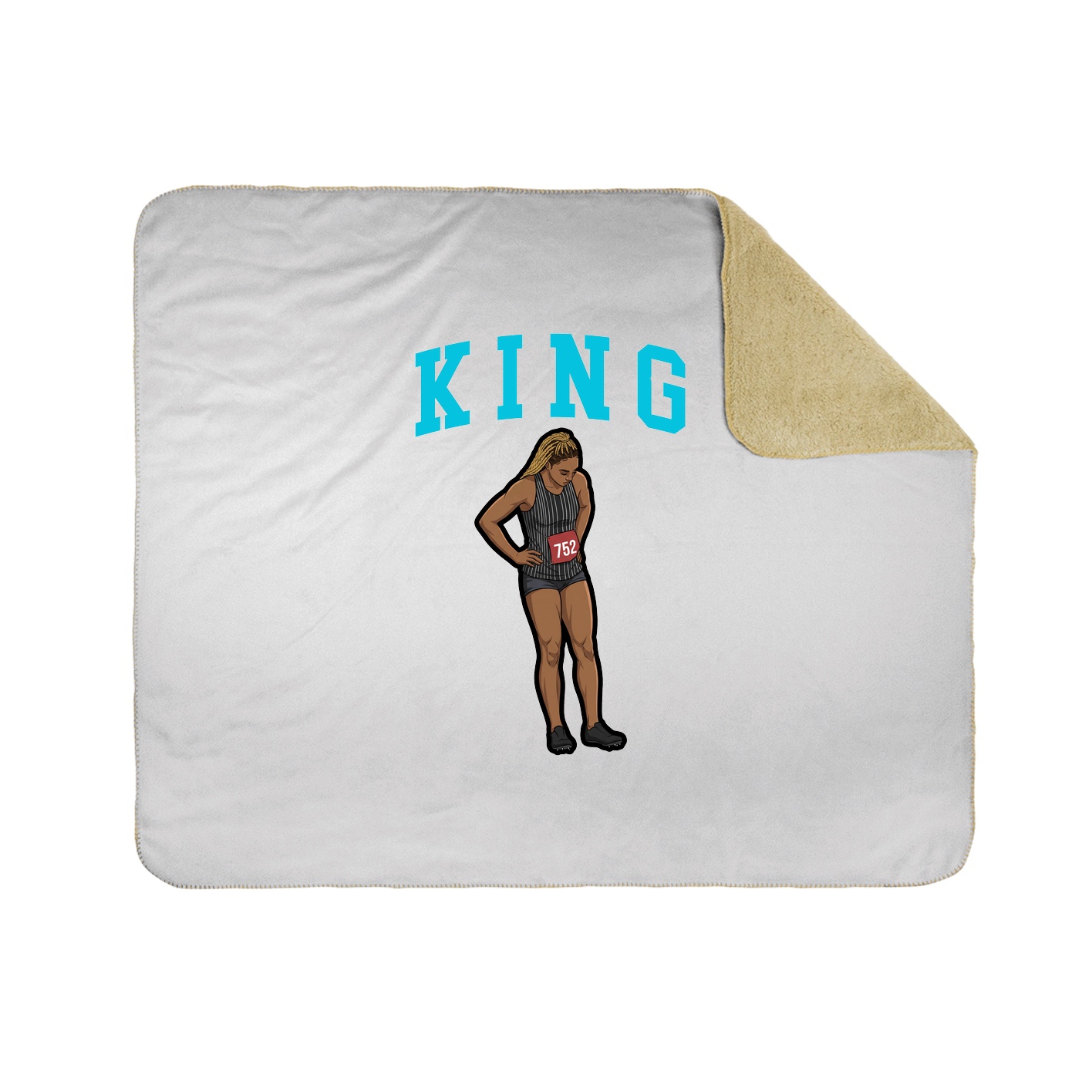Throw Blanket — Shirsey in White