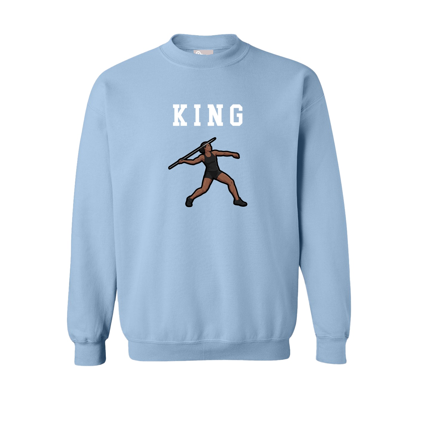 Fleece Crew — Shirsey in Light Blue