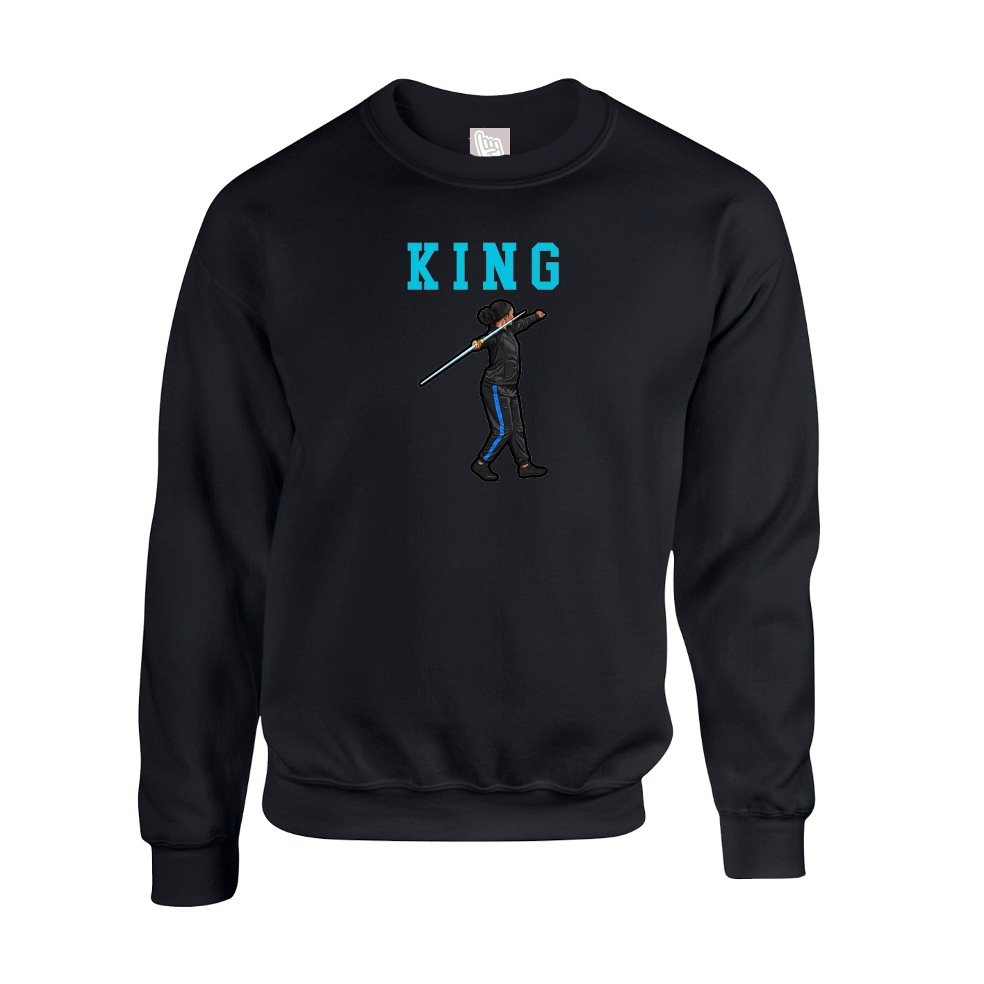 Fleece Crew — Shirsey in Black