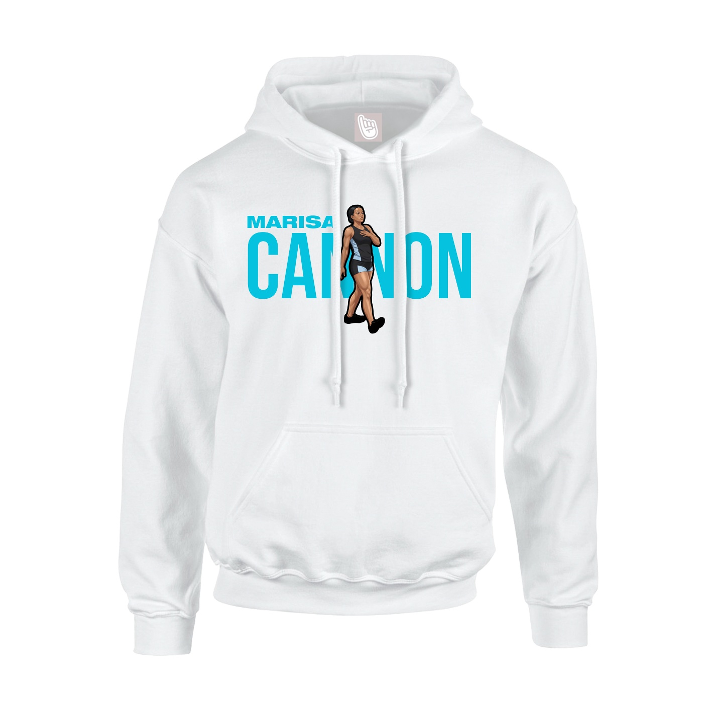 Hoodie — Player Name in White
