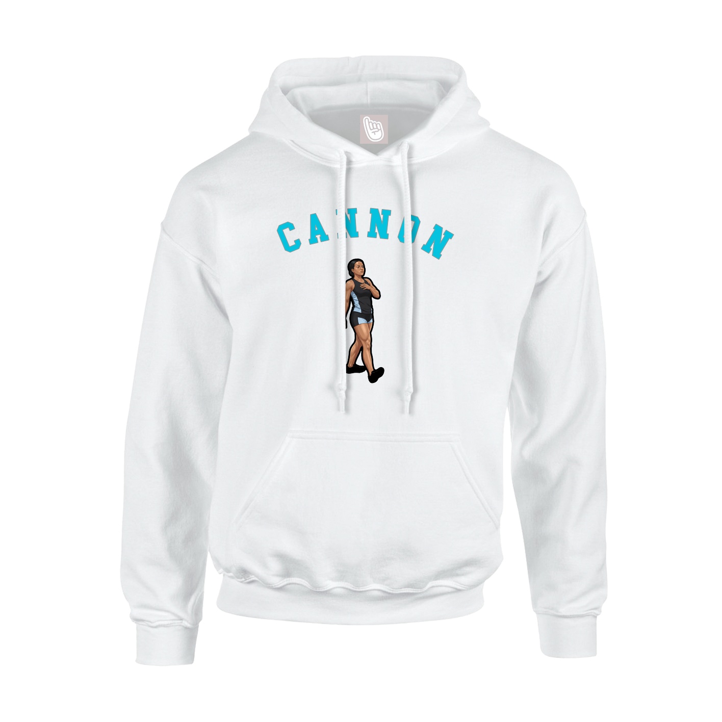 Youth Hoodie — Shirsey Arch in White
