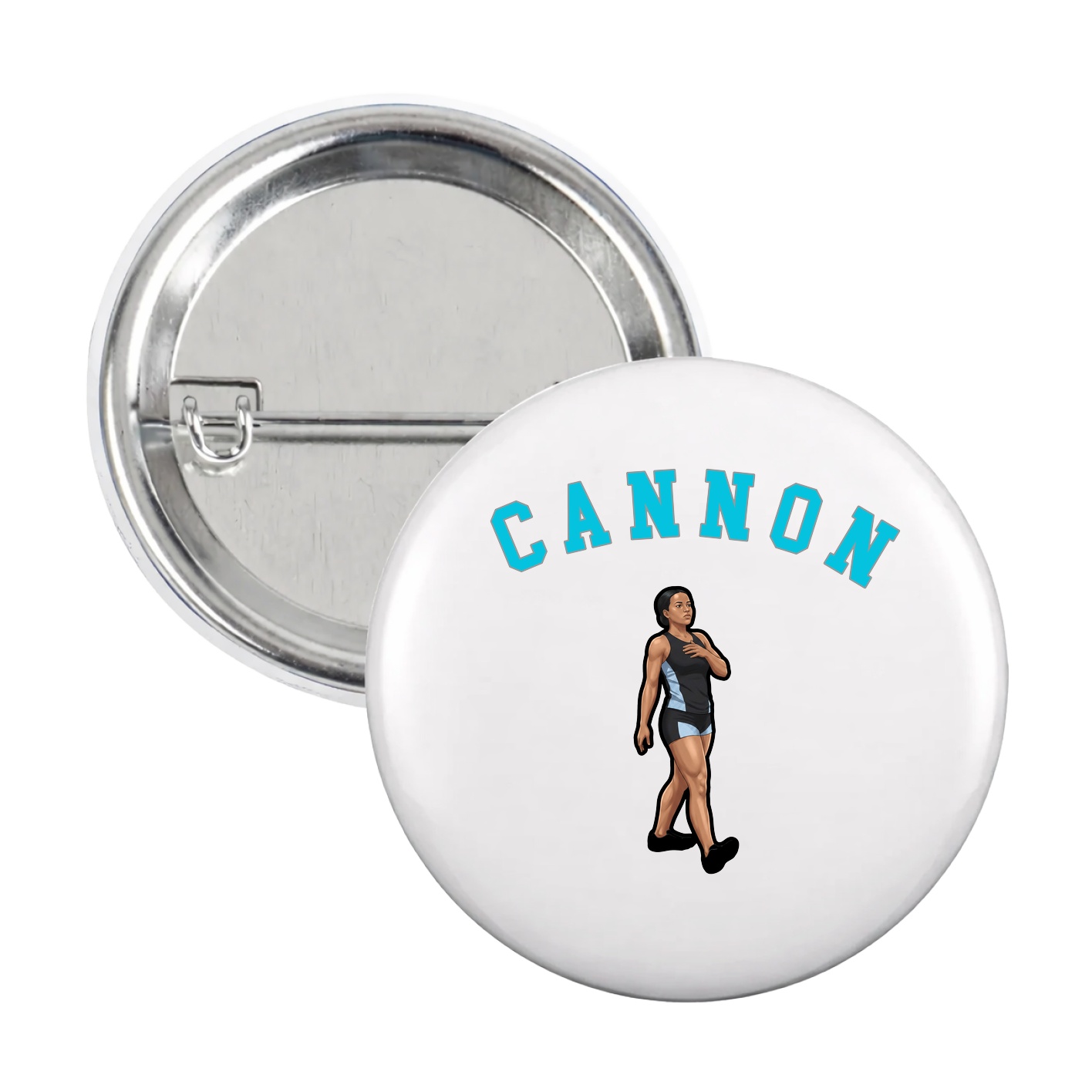 Game Day Button — Shirsey Arch in White