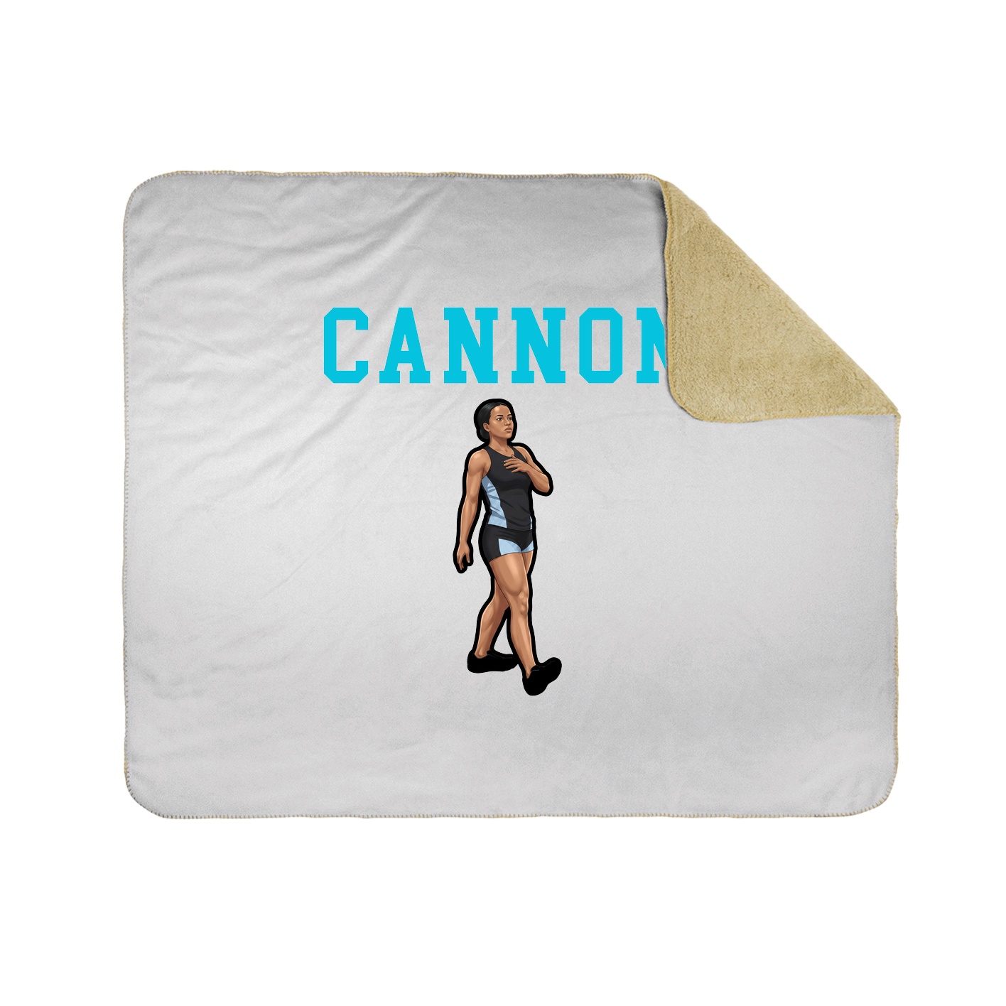 Throw Blanket — Shirsey in White