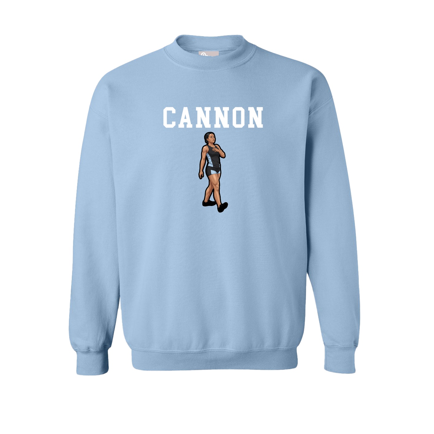 Fleece Crew — Shirsey in Light Blue