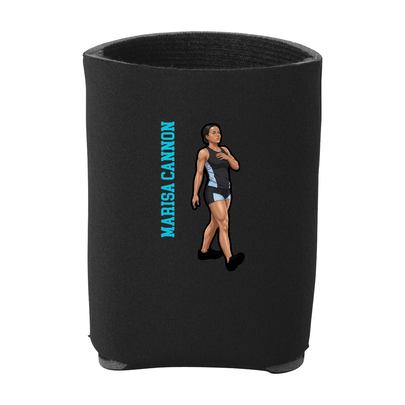 Can Holder — Name Vertical in Black