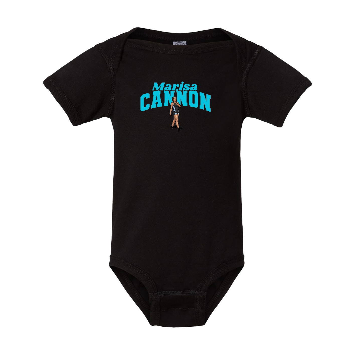Baby Onesie — Signature Arch in Black
