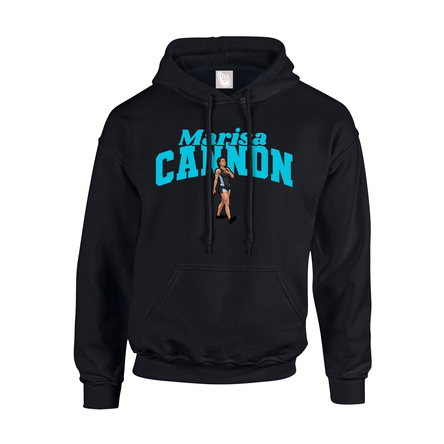 Hoodie — Signature Arch in Black
