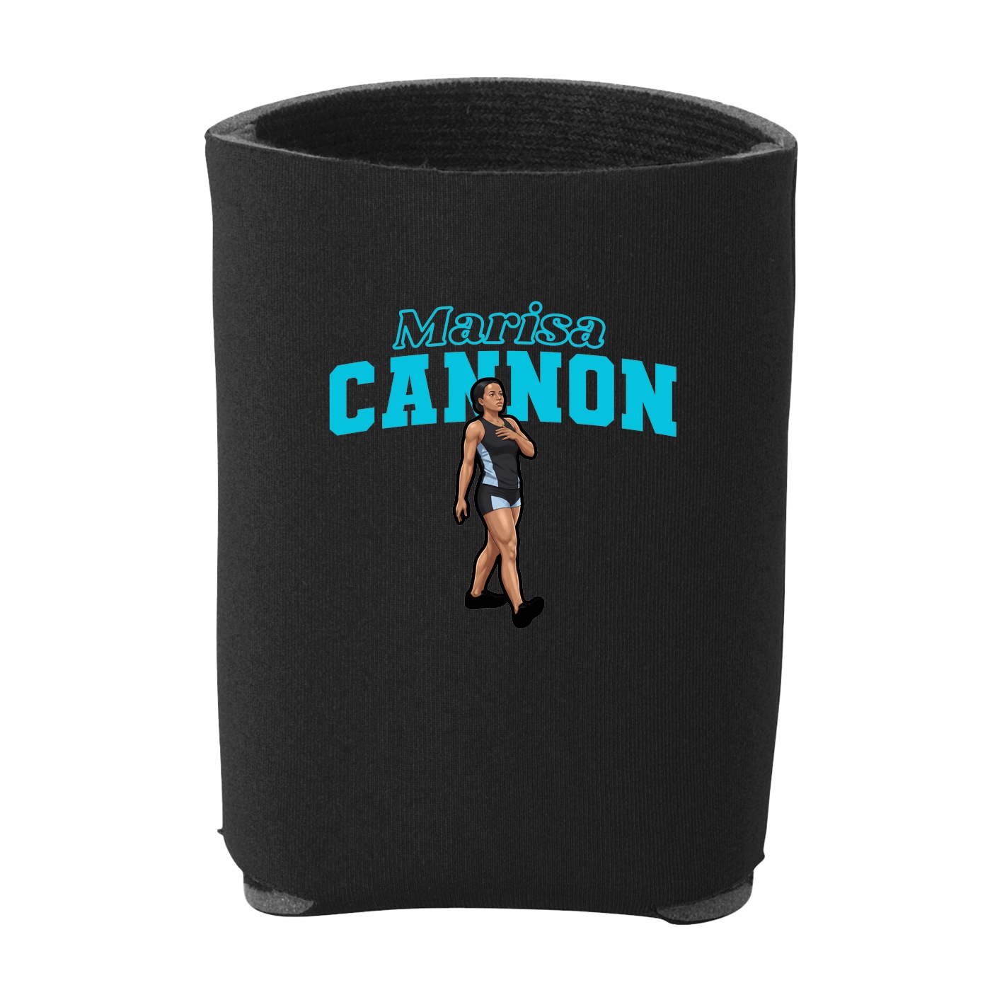 Can Holder — Name Arch in Black