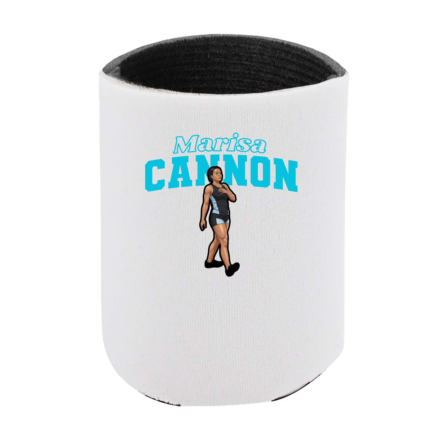 Can Holder — Name Arch in White
