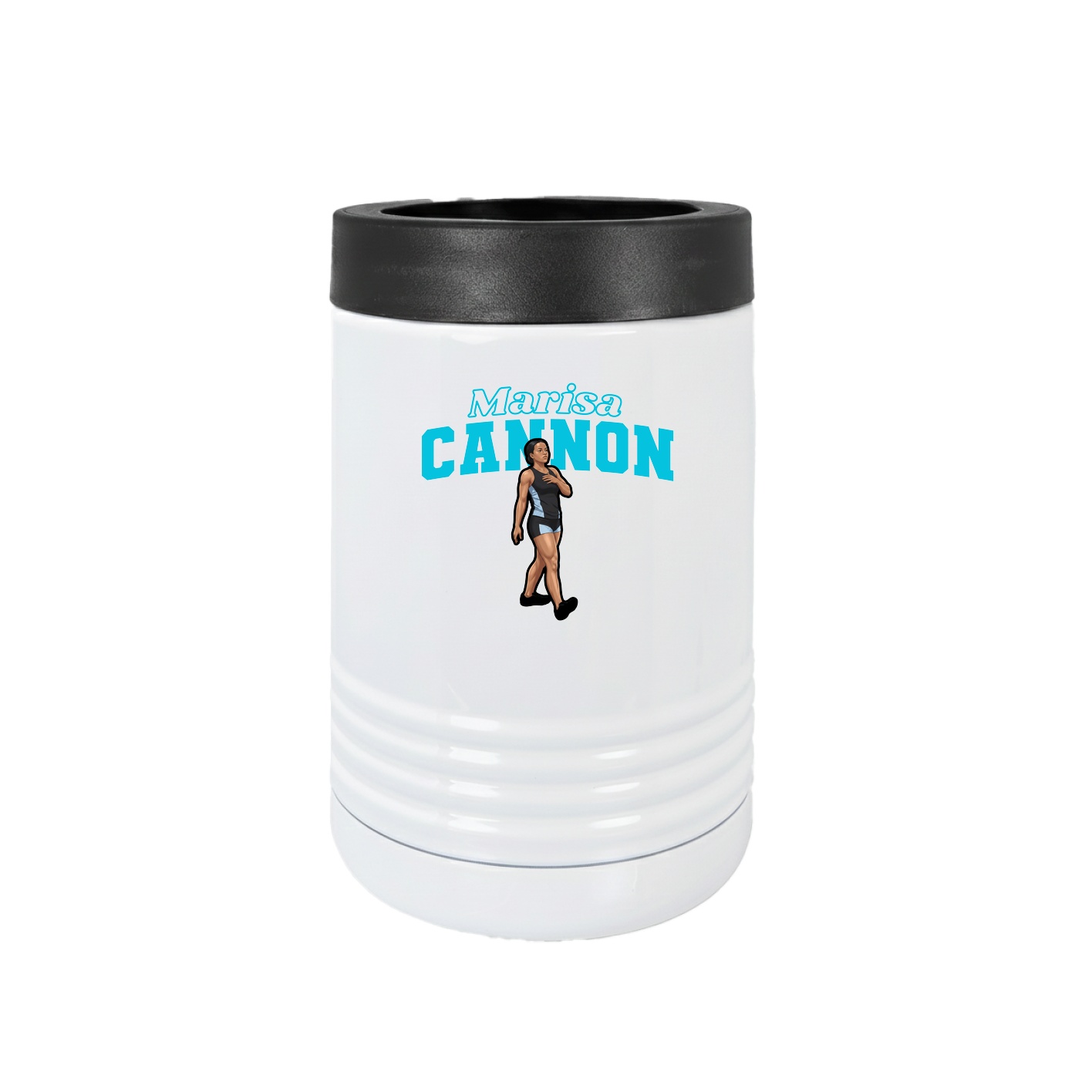 Beverage Holder — Name Arch in White