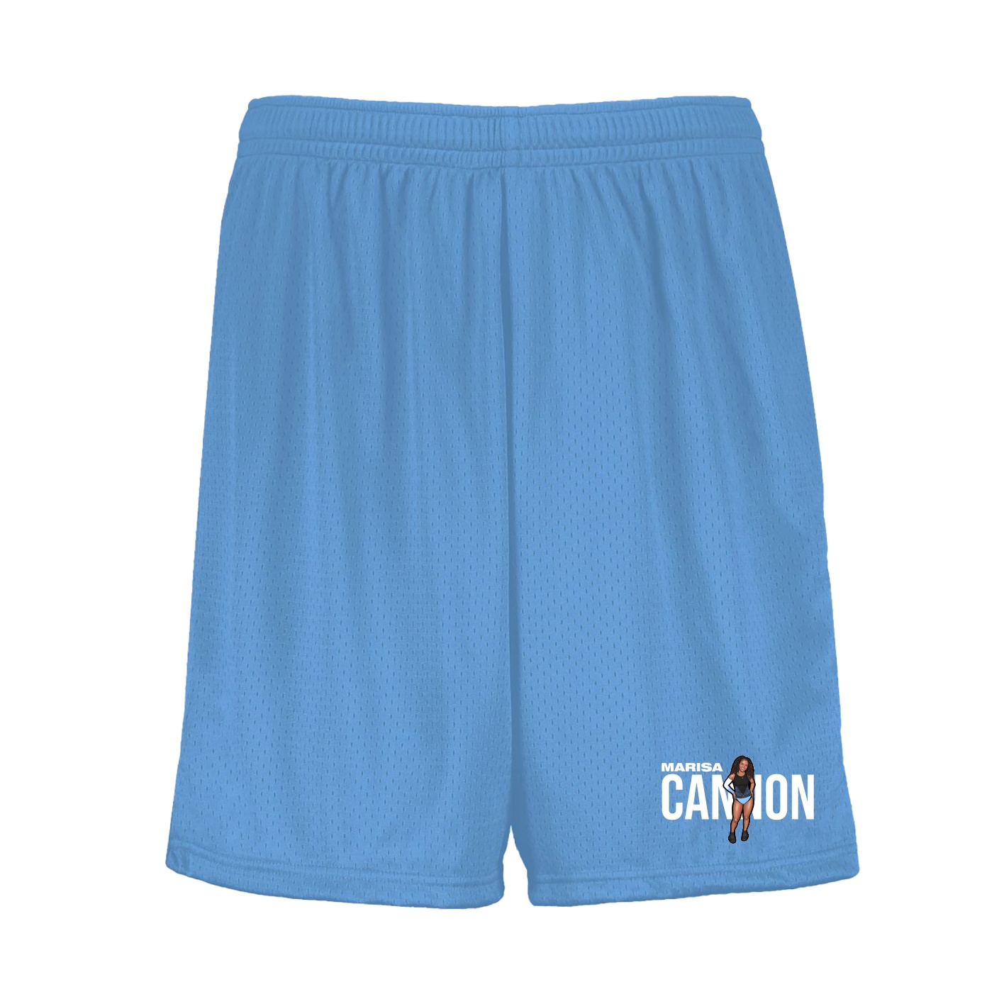 Shorts — Player Name in Light Blue