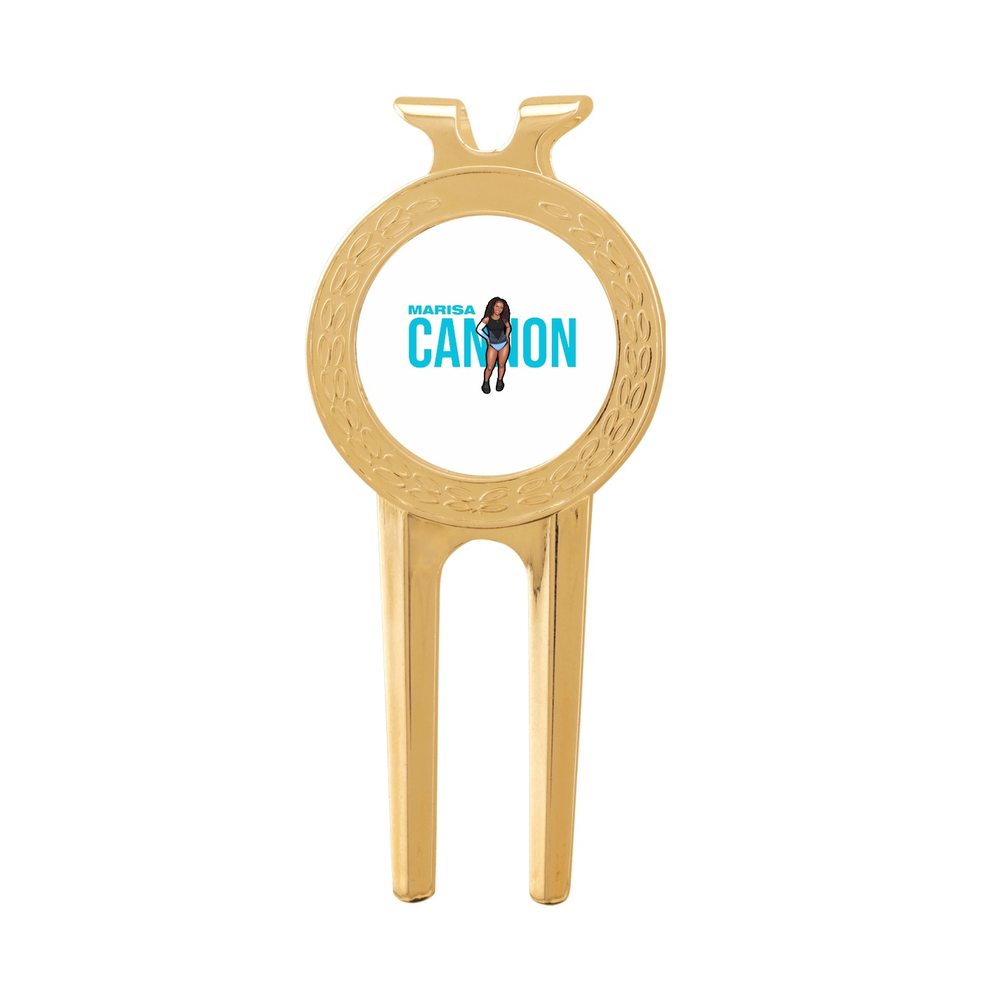 Divot Tool with Ball Marker — Player Name in Classic
