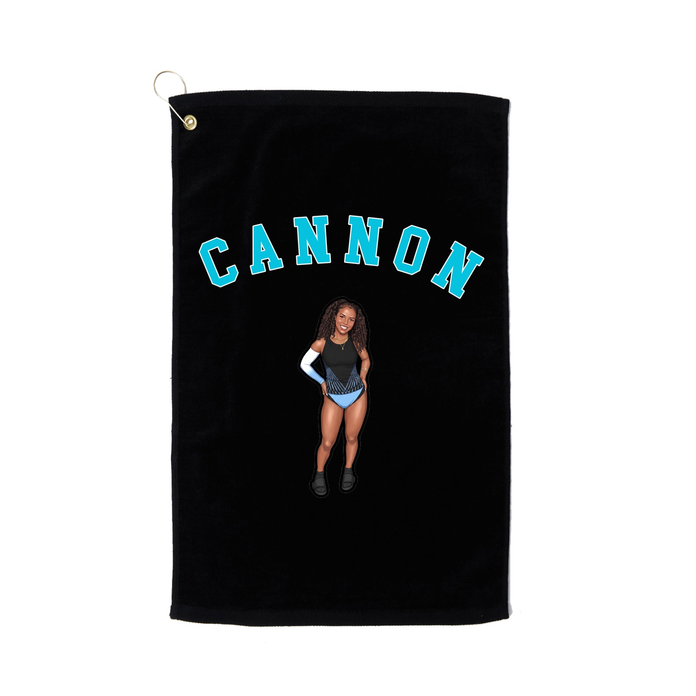 Golf Towel — Shirsey Arch in Black