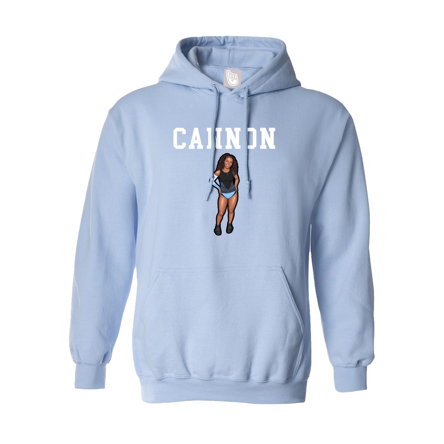 Hoodie — Shirsey in Light Blue