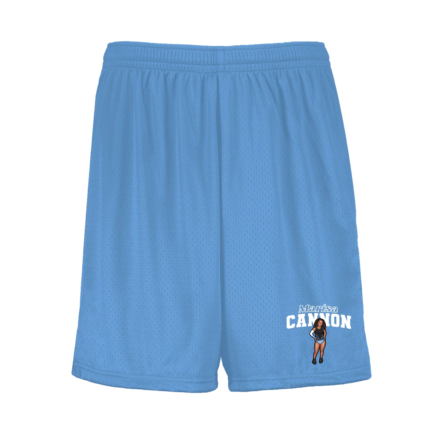 Shorts — Name Arch in Light Blue