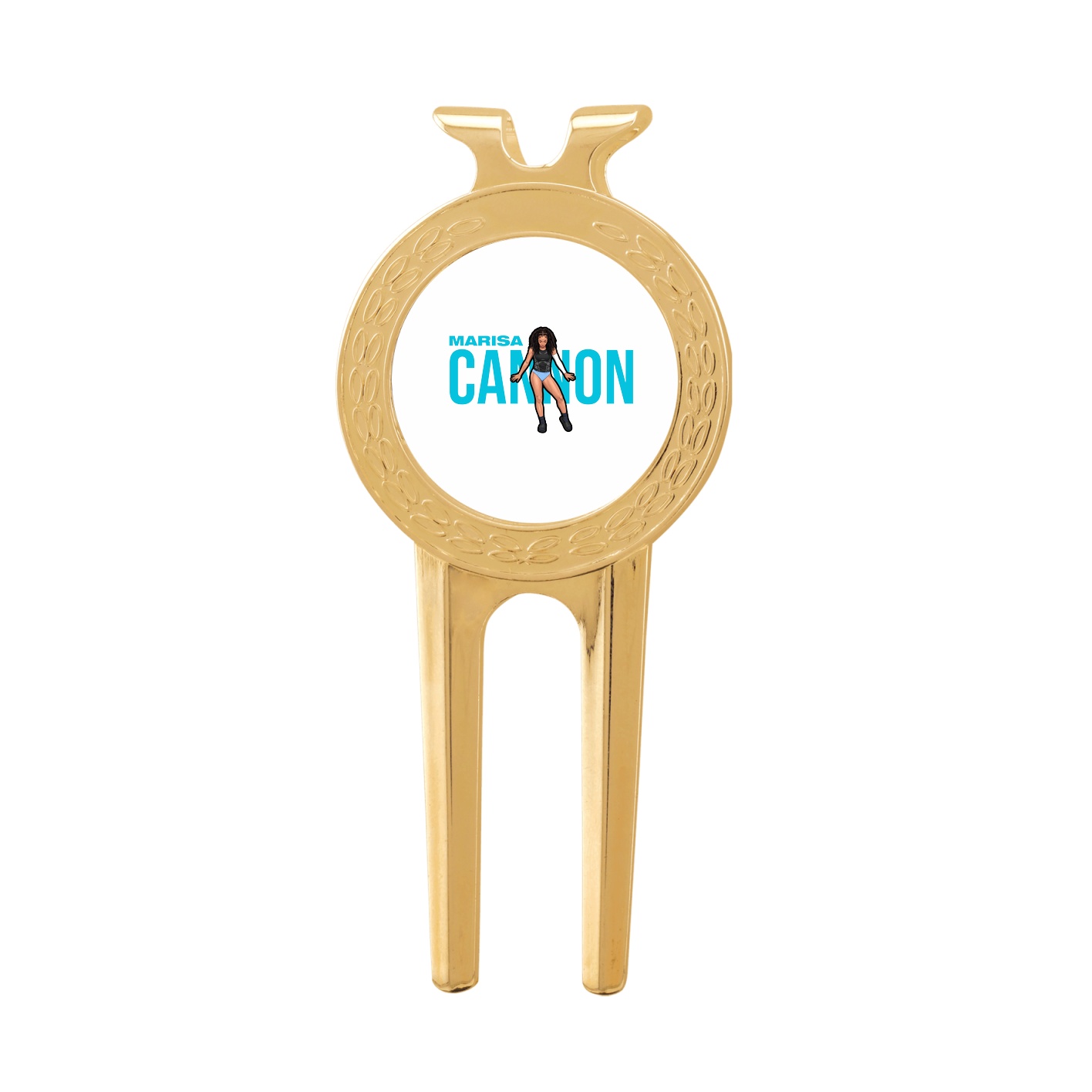 Divot Tool with Ball Marker — Player Name in Classic