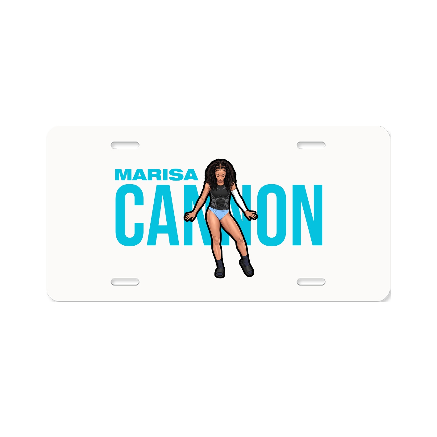 License Plate — Player Name in Classic