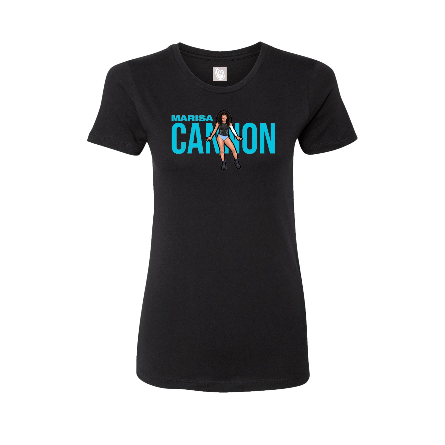 Womens Tee — Player Name in Black