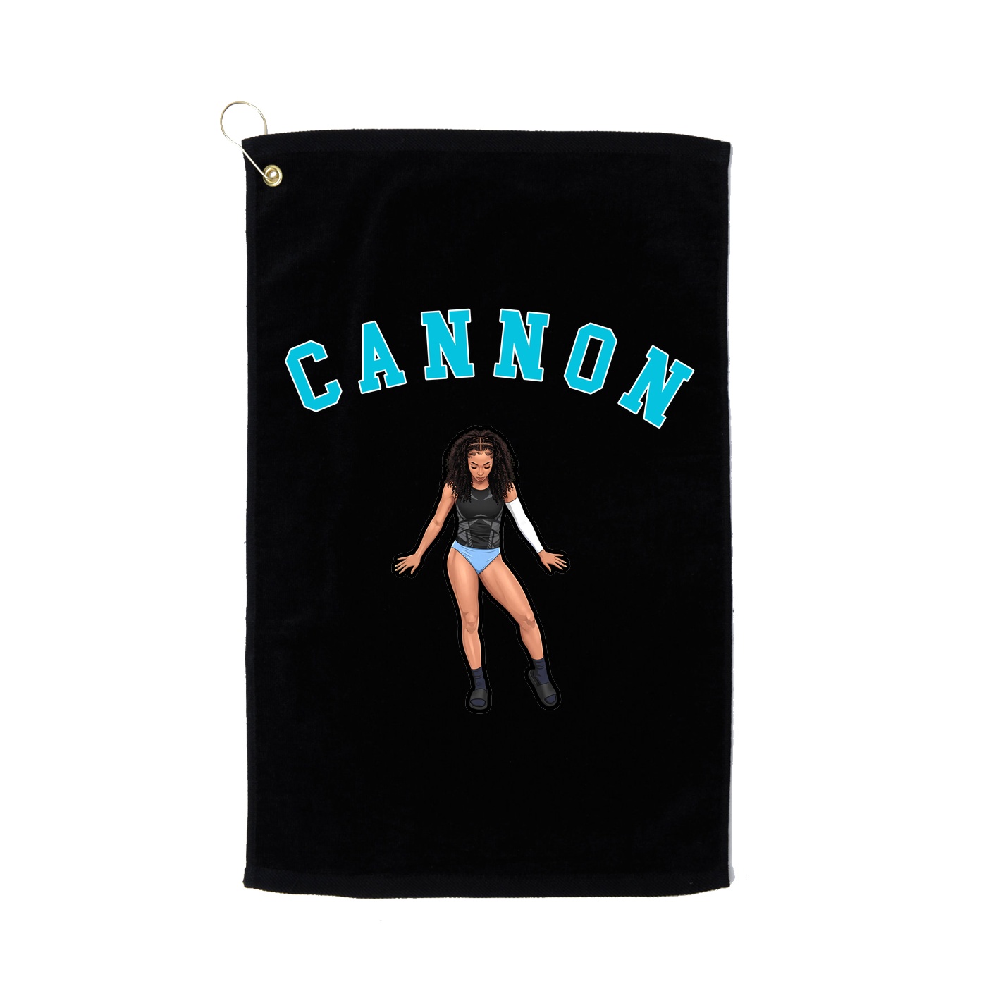 Golf Towel — Shirsey Arch in Black