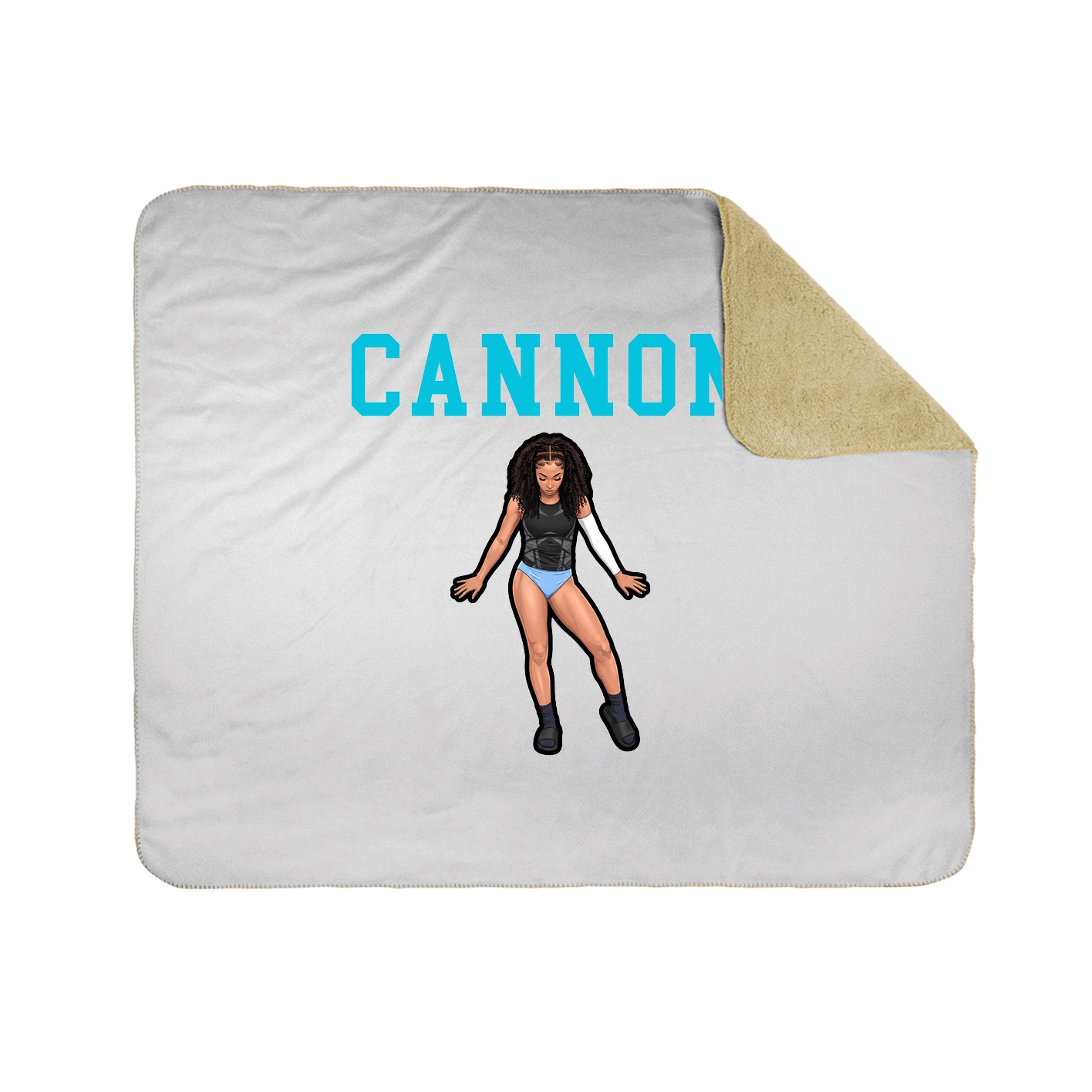 Throw Blanket — Shirsey in White