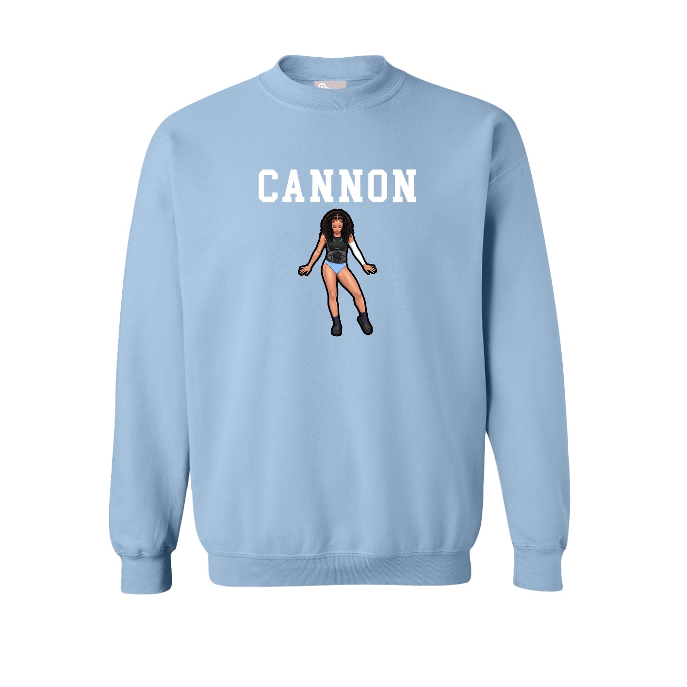 Fleece Crew — Shirsey in Light Blue
