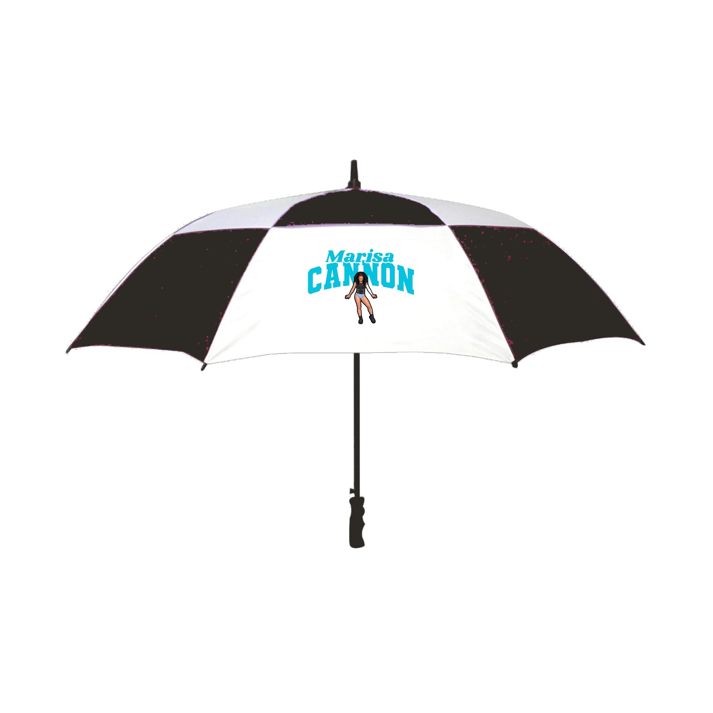 Golf Umbrella — Signature Arch in Black