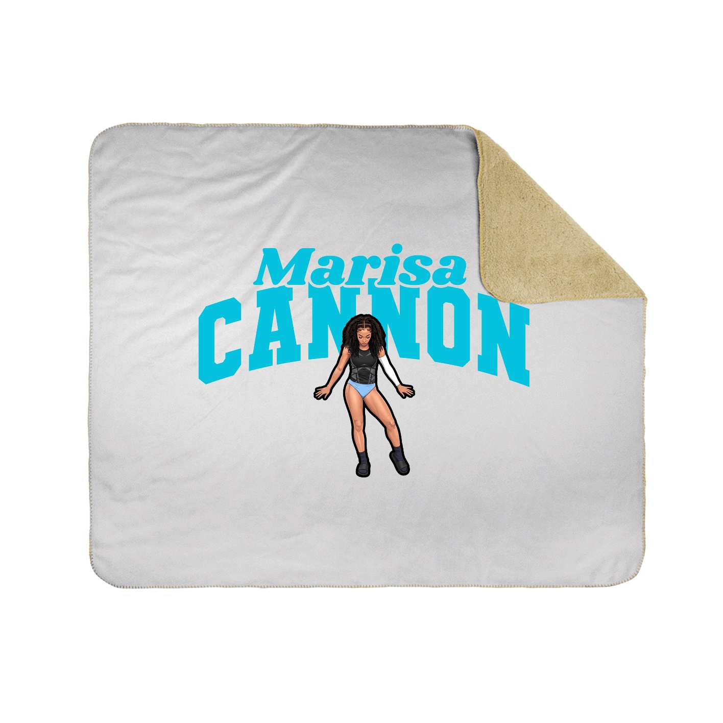 Throw Blanket — Signature Arch in White