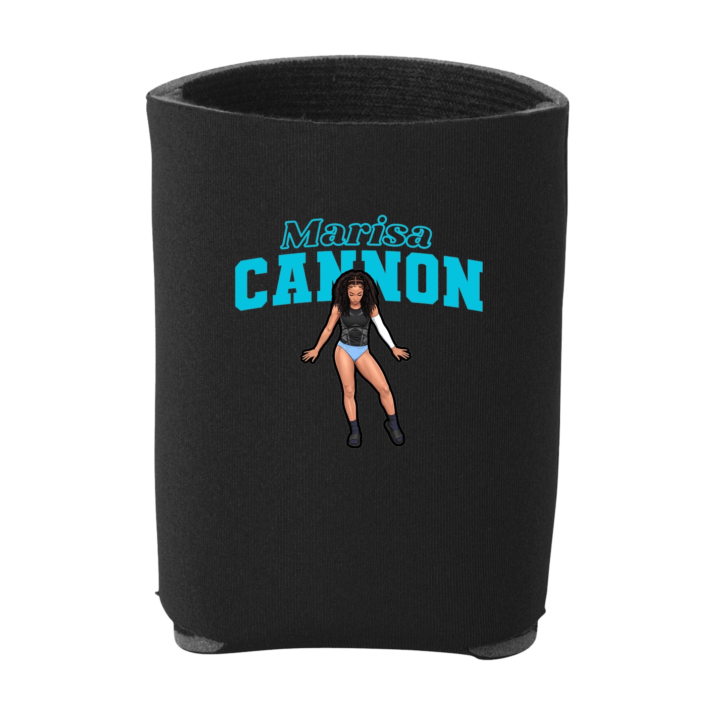 Can Holder — Name Arch in Black