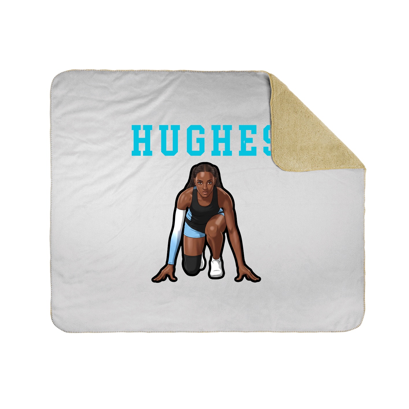 Throw Blanket — Shirsey in White