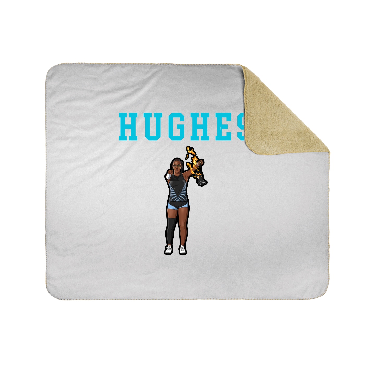 Throw Blanket — Shirsey in White